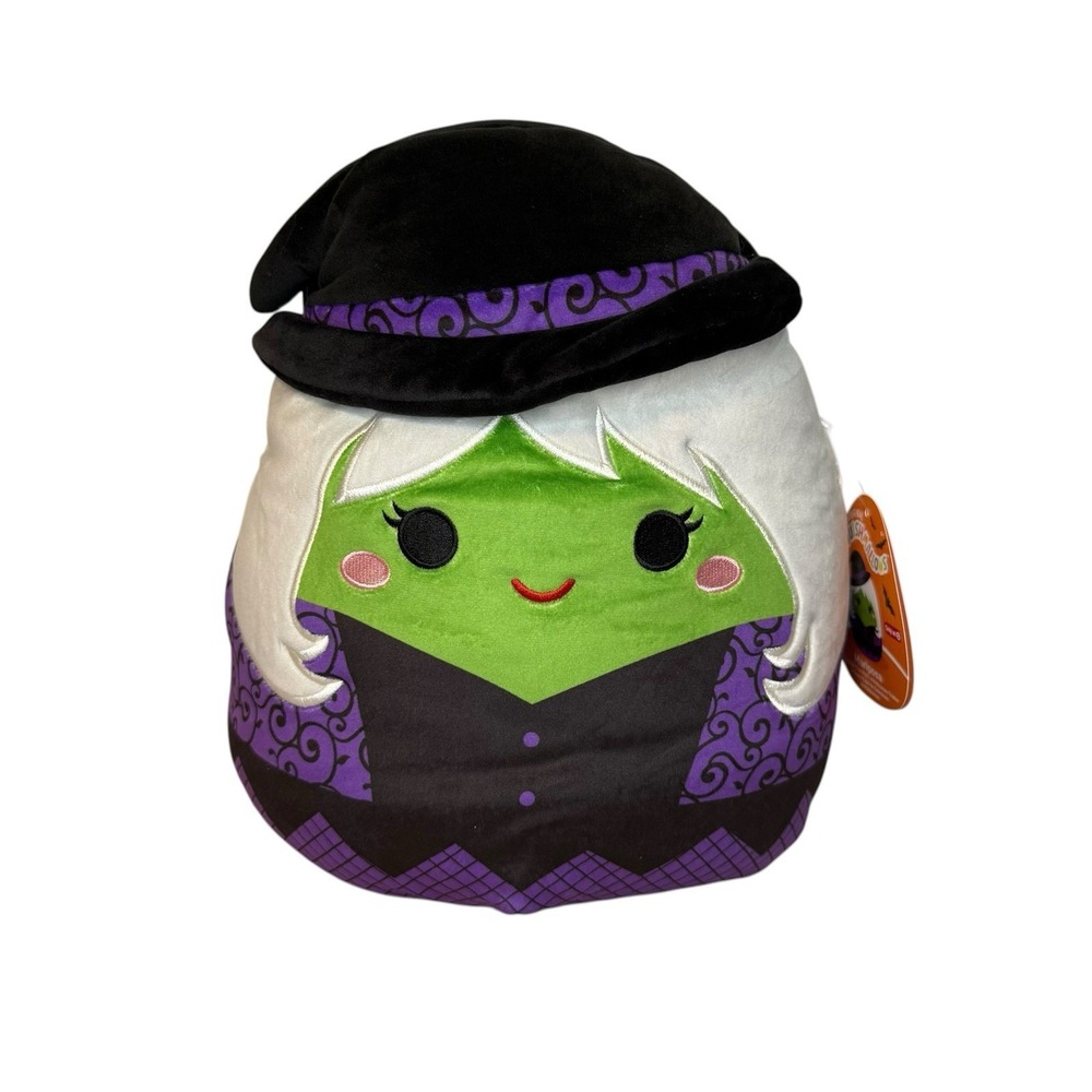 Squishmallows Plush Halloween 2023 Mariposa the Witch‎ Treat Pail Bucket NWT